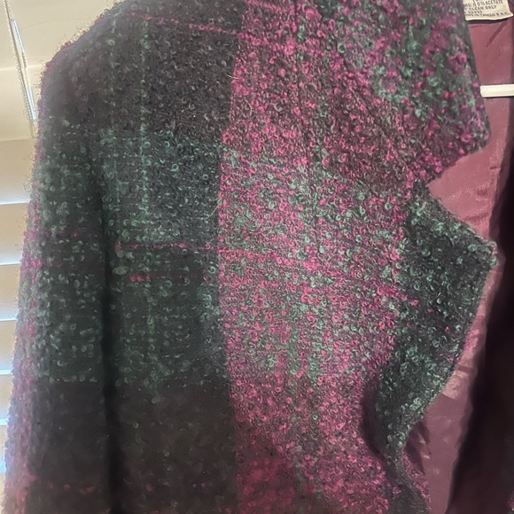 Breckenridge Burgundy Wool Blend Jacket - Picture 5 of 10